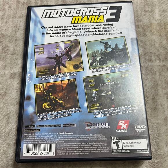 Motocross Mania 3 for Playstation 2 Complete in Box - Picture 2 of 6